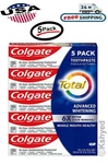 Colgate Total Advanced Whitening Toothpaste Fresh Breath, 6.4 Oz (5 Pack) - New. Fixed Price $32.98.