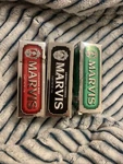 3 X Marvis Classic Strong Mint, Cinnamon And Amarelli Licorice Toothpaste. Fixed Price $17.95.