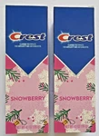 Lot Of 2 Crest Snowberry Toothpaste New Sealed Box Limited Edition. Fixed Price $17.50.