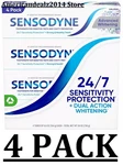4 Pack - Sensodyne Advanced Whitening Toothpaste, 6.5 Oz. Fixed Price $39.49.