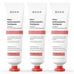 Boka Fluoride Free Toothpaste, Nano Hydroxyapatite Pack Of 3, 4 Ounce. Fixed Price $49.95.