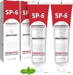 Sp-6 Probiotic Whitening Toothpaste, Enhanced Formula With 6 Probiotics 2-pack. Fixed Price $16.99.