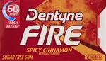 Dentyne Fire Sugar Free Gum Spicy 16 Count (pack Of 1), Black,golden,orange. Fixed Price $9.75.