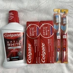 Oral Care Bundle 3 Pack, Colgate Toothpaste, Mouthwash And Toothbrush. Fixed Price $12.99.