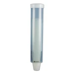 San Jamar Adjustable Frosted Water Cup Dispenser, Wall Mounted, Blue. Fixed Price $28.86.