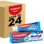 Max Fresh Travel Size Toothpaste With Mini Breath Strips, Cool Mint - 24 Pack. Fixed Price $30.68.