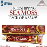6 Pack Wild-craft Sea Moss Toothpaste By Essential Palace 5 In 1, Fluoride Free. Fixed Price $24.95.