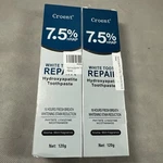 (2 Pack) 7.5% Hydroxyapatite Toothpaste Remove Yellow Tooth Stains 120gr Each U2. Fixed Price $12.50.