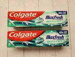 2 Colgate Max Fresh Clean Mint Breath Strips Whitening Toothpaste 6.3 Oz. Fixed Price $10.75.