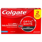 Optic White Charcoal Whitening Toothpaste, Cool Mint, Enamel-safe With Fluoride,. Fixed Price $16.31.