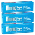 3x 75ml Dr. Wolff's Bioniq Repair Toothpaste With 20% Artificial Tooth Enamel. Fixed Price $53.15.