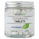 Ecofam Peppermint Toothpaste Tablets 90 Count Glass Jar. Fixed Price $14.99.