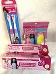 Brush Buddies Barbie Anti Cavity Fluoride Toothpaste Toothbrushes & Flossers. Fixed Price $15.95.