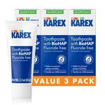 Kinder Karex Hydroxyapatite Kids Toddler Toothpaste I 2.3 Ounce (pack Of 3). Fixed Price $35.85.
