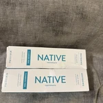 Native Whitening Wild Mint & Peppermint Oil Fluoride Free Toothpaste, 4.1 Oz 2pk. Fixed Price $21.99.