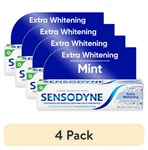 (4 Pack) Sensodyne Extra Whitening Sensitive Toothpaste, Mint, 4 Oz, For Adults. Fixed Price $33.46.