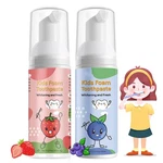 Foam Toothpaste Kids, Kids Mouthwash With Fruit Flavor - 1 Fl Oz (pack Of 2). Fixed Price $21.92.