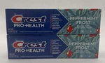2 Crest Pro Health Peppermint Frost Toothpaste 4.3oz Tubes Ltd Ed Flavor New!. Fixed Price $20.00.