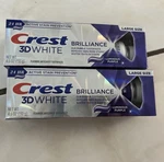 Crest 3d White Brilliance Toothpaste Luminous Purple Large Size 4.6oz (lot Of 2). Fixed Price $14.99.