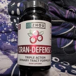 Cran-defense 60 Veg Caps By Zhou Nutrition. Fixed Price $14.00.
