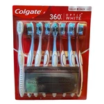 Colgate 360 Optic White Soft Toothbrushes 8 Pack Advanced Cleaning Whitening. Fixed Price $20.99.