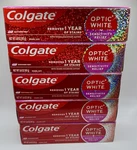 Lot Of 5 Colgate Optic White Sensitivity Relief Toothpaste - 3.8 Oz Exp 10/27. Fixed Price $25.90.