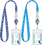 2 Pieces Cruise Lanyard For Ship Cards Lanyards With Retractable Badge Reel Wate. Fixed Price $7.64.