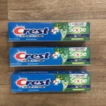 Lot Of 3 Crest Plus Premium Toothpaste 7.2 Oz Each Mint Scope Outlast Whitening. Fixed Price $17.79.