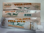 3 Pack Vita-myr Zinc Plus Toothpaste 4 Oz. Fixed Price $35.09.