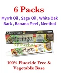 6 Tube Moringa Toothpaste 5 In 1 Essential 100% Fluoride Free & Vegetable Base. Fixed Price $24.95.