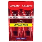 Colgate Optic White Renewal Whitening Toothpaste 3oz Pack Of 2 Enamel Safe. Fixed Price $46.74.