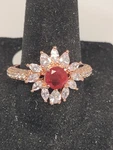 Bomb Party Ring Sz9 Rbp3674 She Got Drama Natural Fusion Burmese Ruby Rhodium Pl. Fixed Price $24.95.