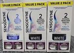 3x 2pk Sensodyne Clinical White Stain Protector Toothpaste - Total 6 3.4oz Tubes. Fixed Price $50.00.