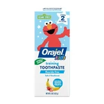 Orajel Kids Elmo Training Toothpaste Fluoride-free, 1.5oz Tube. Fixed Price $9.06.