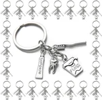 Phaeton 20pcs Toothbrush Toothpaste Keychain Tooth Shape Keyring Dentist Keychai. Fixed Price $23.99.