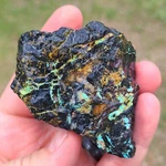 Natural Black Jack Turquoise Rough Nevada Usa 181.0 Grams. Fixed Price $161.00.