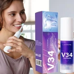 V34 Purple Teeth Whitening Toothpaste Color Corrector Forbrighter Smile30ml Tube. Fixed Price $20.12.