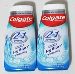 Set Of 2 Colgate In 1 Toothpaste & Mouthwash Icy Blast Gel 4.6oz. Fixed Price $12.99.