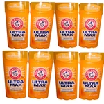 8 Pack Arm & Hammer Ultramax Antiperspirant Deodorant Unscented Solid 2.6 Oz. Fixed Price $37.65.