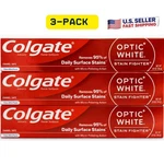 3 Pack Colgate Optic White Stain Fighter Toothpaste Clean Mint 2 Oz Travel. Fixed Price $14.95.