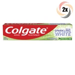 2x Packs Colgate Sparkling White Mint Zing Fluoride Gel Toothpaste 4oz. Fixed Price $12.99.