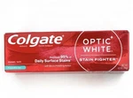 Colgate Optic White Stain Fighter Clean Mint 4.2oz 07/26+. Fixed Price $8.00.