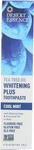 Desert Essence Tea Tree Oil Whitening Toothpaste Cool Mint 6.25 Ounce Pack 1. Fixed Price $29.29.