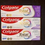 (3)colgate Total Active Prevention Gum Protect Whitening Toothpaste, 3oz 3/27+. Fixed Price $16.99.