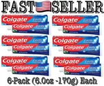6-pack Colgate Fluoride Toothpaste Cavity Protection Value Pack 6oz Exp: 05/25+. Fixed Price $19.99.