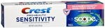 Crest Pro-health Sensitivity White Plus Scope Toothpaste 6oz. Fixed Price $12.09.