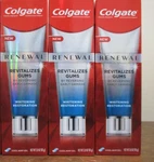 3x Colgate Toothpaste Renewal Gum Restoration Whitening Cool Mint Gel 3oz 5/23. Fixed Price $59.00.
