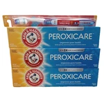 Arm & Hammer Peroxicare Toothpaste Clean Mint 3 Pack + Free Toothbrush. Fixed Price $19.99.