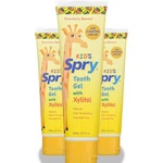 Spry Kid's Strawberry Banana Tooth Gel With Xylitol 2 Oz 3 Pack. Fixed Price $22.99.