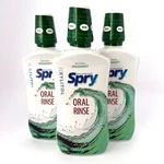 Spry Oral Rinse Spearmint 16oz 3 Pack Natural Xylitol Alcohol Free. Fixed Price $33.00.
